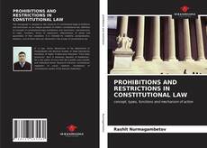 Bookcover of PROHIBITIONS AND RESTRICTIONS IN CONSTITUTIONAL LAW