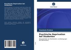 Bookcover of Psychische Deprivation bei Studenten