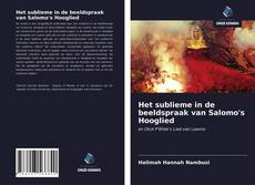 Bookcover of Het sublieme in de beeldspraak van Salomo's Hooglied