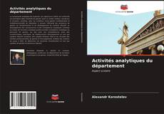 Borítókép a  Activités analytiques du département - hoz