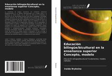 Bookcover of Educación bilingüe/bicultural en la enseñanza superior Concepto, modelo