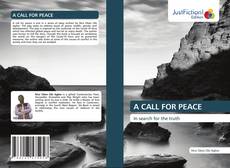 Capa do livro de A CALL FOR PEACE 