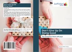 Couverture de Don’t Give Up On Doing Good