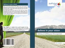 Buchcover von Believe in your vision