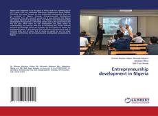 Copertina di Entrepreneurship development in Nigeria