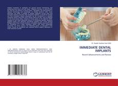 Copertina di IMMEDIATE DENTAL IMPLANTS