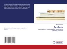 Copertina di On idioms