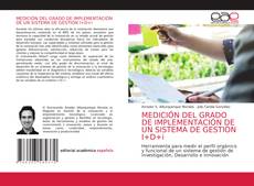 Обложка MEDICIÓN DEL GRADO DE IMPLEMENTACIÓN DE UN SISTEMA DE GESTIÓN I+D+i