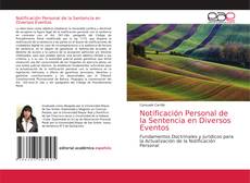 Couverture de Notificación Personal de la Sentencia en Diversos Eventos