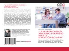 Couverture de “LA NEUROPEDAGOGÍA APLICANDO E-LEARNING PARA LA EDUCACIÓN INCLUSIVA”