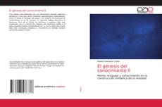 Buchcover von El génesis del conocimiento II