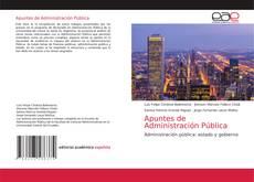 Couverture de Apuntes de Administración Pública