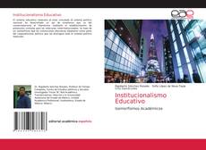 Couverture de Institucionalismo Educativo
