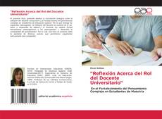 Couverture de "Reflexión Acerca del Rol del Docente Universitario"