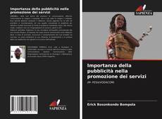 Couverture de Importanza della pubblicità nella promozione dei servizi