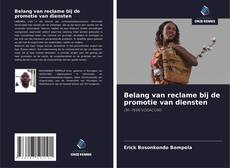 Bookcover of Belang van reclame bij de promotie van diensten