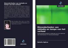 Couverture de Bijzonderheden van melodie en tempo van het verhaal