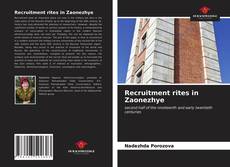 Capa do livro de Recruitment rites in Zaonezhye 