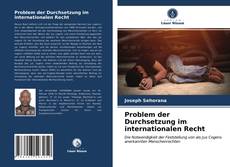 Capa do livro de Problem der Durchsetzung im internationalen Recht 