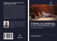 Probleem van handhaving in het internationaal recht kitap kapağı