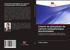 Portada del libro de Ciment de phosphate de calcium ostéoplastique biorésorbable