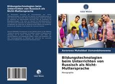 Bookcover of Bildungstechnologien beim Unterrichten von Russisch als Nicht-Muttersprache