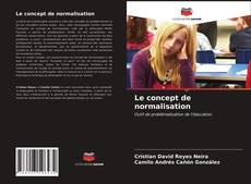 Capa do livro de Le concept de normalisation 