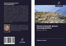 Gerecycleerde grove toeslagstoffen kitap kapağı