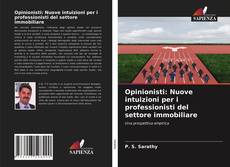 Buchcover von Opinionisti: Nuove intuizioni per i professionisti del settore immobiliare