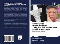 Portada del libro de СТРАТЕГИИ ПРЕОДОЛЕНИЯ ТРУДНОСТЕЙ ПОЖИЛЫХ ВДОВ В НИГЕРИИ