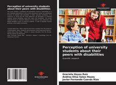 Buchcover von Perception of university students about their peers with disabilities