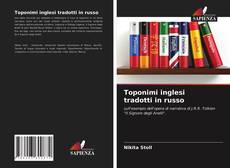 Toponimi inglesi tradotti in russo kitap kapağı