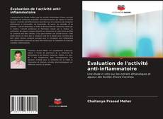 Buchcover von Évaluation de l'activité anti-inflammatoire