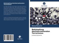 Copertina di Bekämpfung desinternationalen Terrorismus