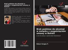 Buchcover von Brak podstaw do eksmisji w związku z wygaśnięciem umowy w Boliwii