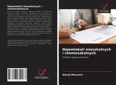 Capa do livro de Najemlokali mieszkalnych i niemieszkalnych 