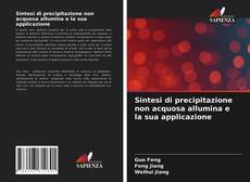 Buchcover von Sintesi di precipitazione non acquosa allumina e la sua applicazione