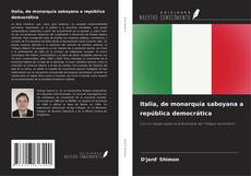Italia, de monarquía saboyana a república democrática的封面
