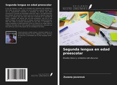 Portada del libro de Segunda lengua en edad preescolar