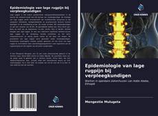 Bookcover of Epidemiologie van lage rugpijn bij verpleegkundigen