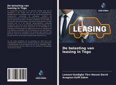 Обложка De belasting van leasing in Togo