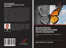 Buchcover von WŁAŚCIWOŚCI PSYCHOMETRYCZNE TESTU NEUROPSI