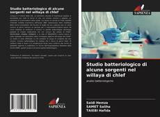 Обложка Studio batteriologico di alcune sorgenti nel willaya di chlef