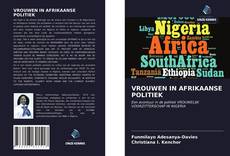 Portada del libro de VROUWEN IN AFRIKAANSE POLITIEK