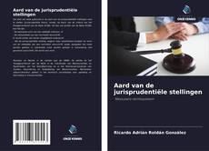 Buchcover von Aard van de jurisprudentiële stellingen