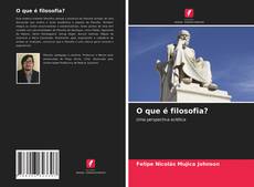 Copertina di O que é filosofia?