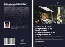 Buchcover von Effect van ESOL-programma's op middelbare schooldiploma's en collegeplannen