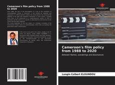 Capa do livro de Cameroon's film policy from 1988 to 2020 