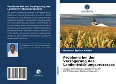 Copertina di Probleme bei der Verzögerung des Landentwicklungsprozesses