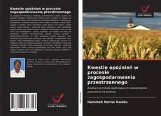 Copertina di Kwestie opóźnień w procesie zagospodarowania przestrzennego